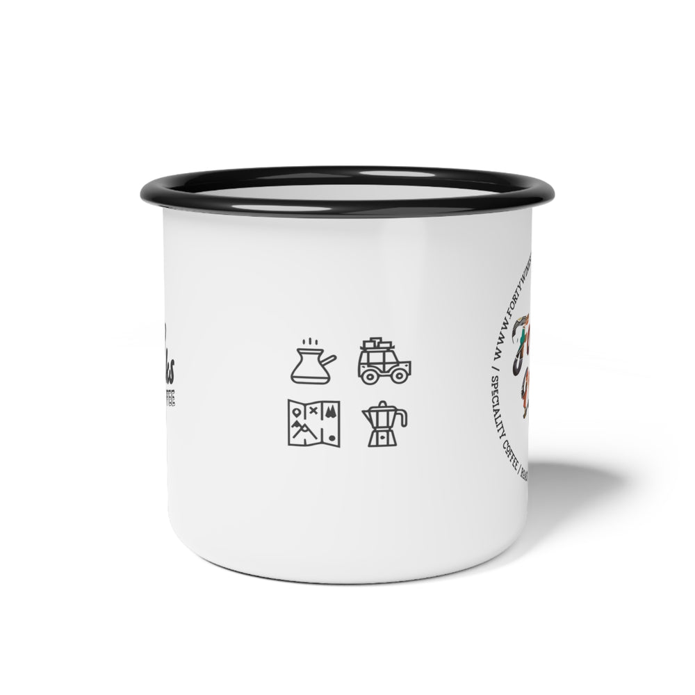 Forty Winks Coffee Enamel Camp Cup - Max Caffeine