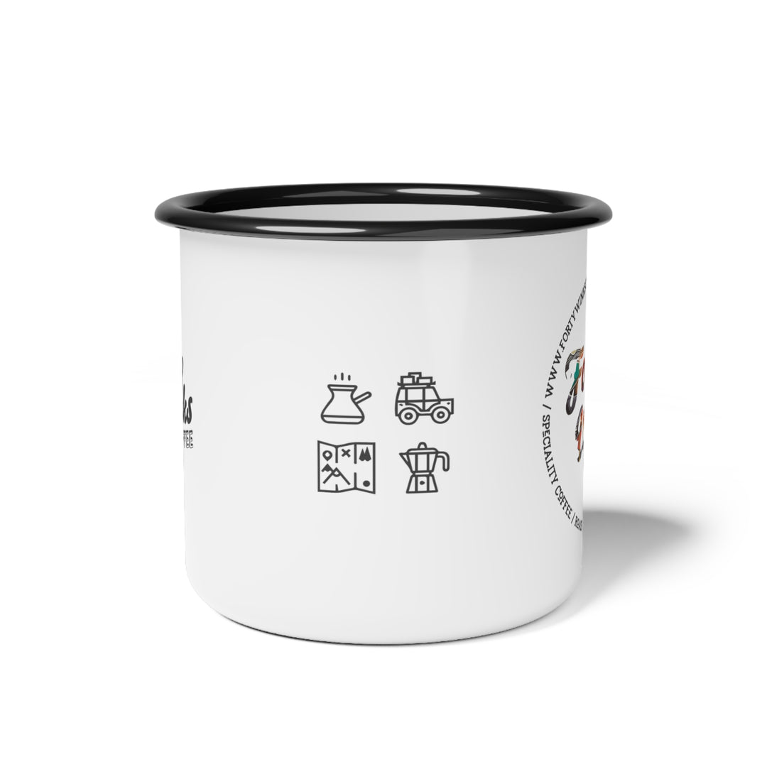 Forty Winks Coffee Enamel Camp Cup - Max Caffeine
