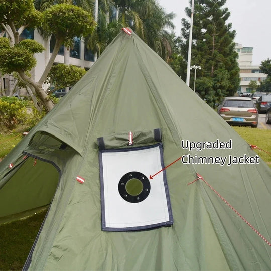 Teepee Tent With Snow Skirt Ultralight With Chimney Vent