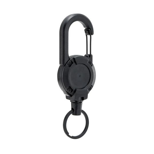 Retractable Heavy Duty Wire Rope Key Chain Pull Reel Carabiner