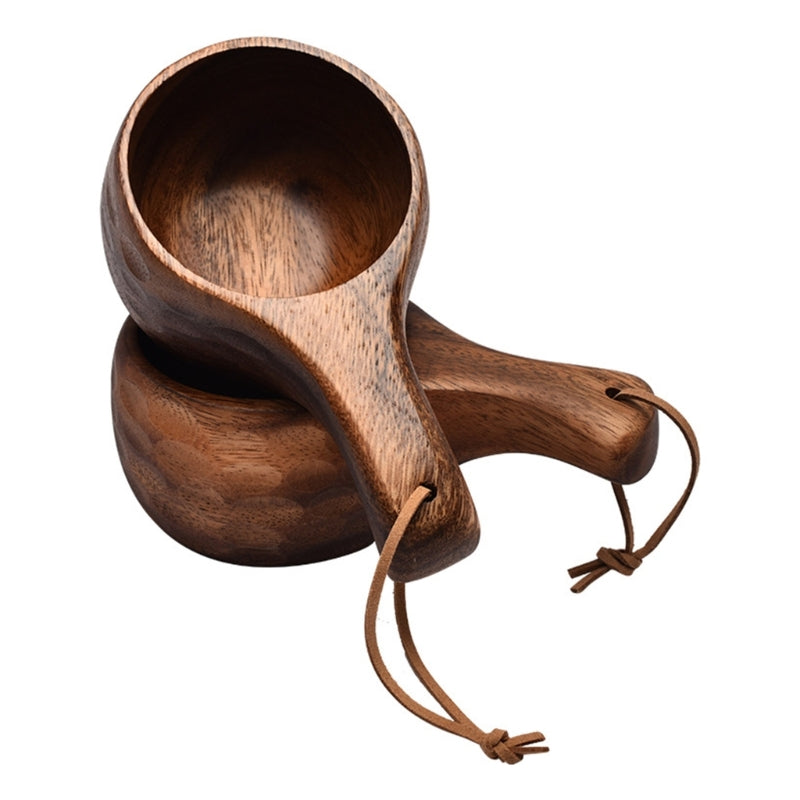 210ml/7oz Nordic Wood Cup Kuksa Camping Mug