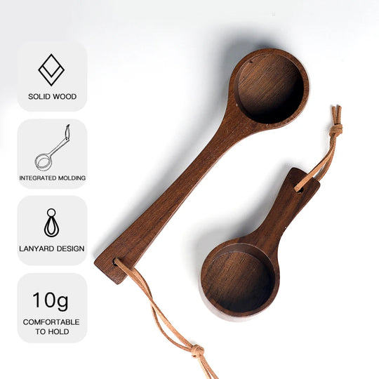 Walnut Coffee Measuring Scoop