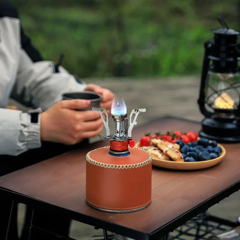 Foldable Outdoor Gas Stove Ultra-light Alloy for Camping/Hiking