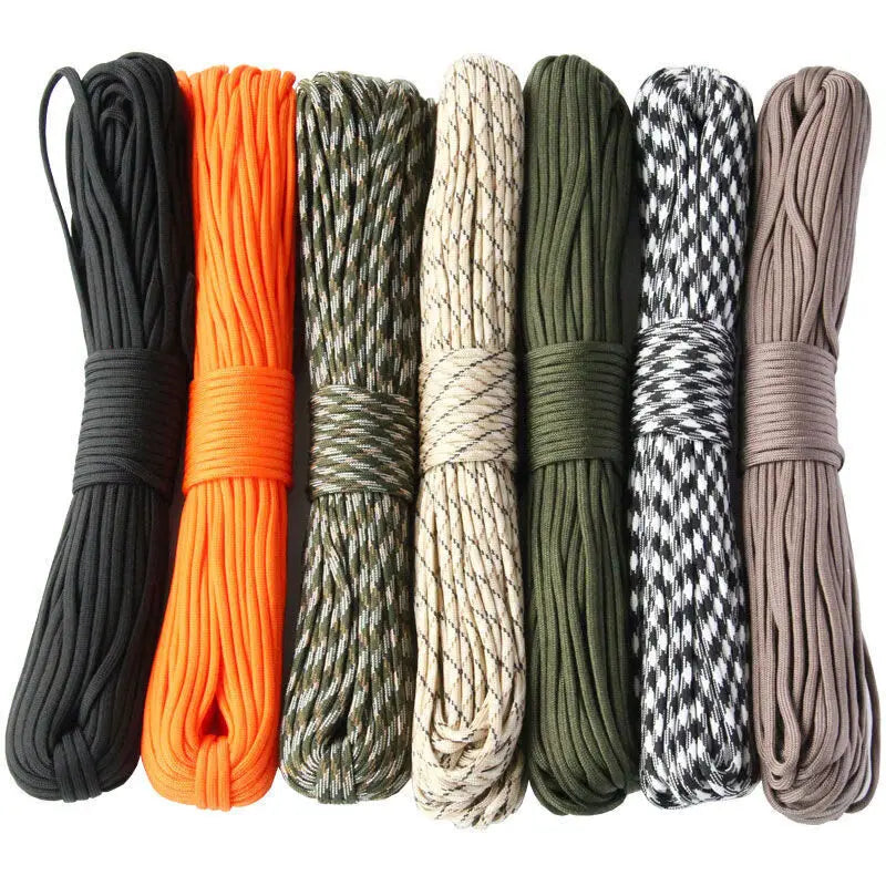 9-Core 650lb Paracord 5/15/31m 4mm Diameter.
