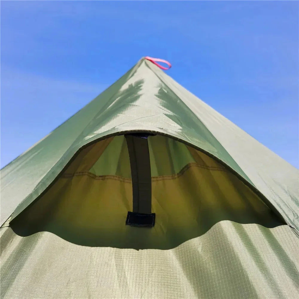 Teepee Tent With Snow Skirt Ultralight With Chimney Vent