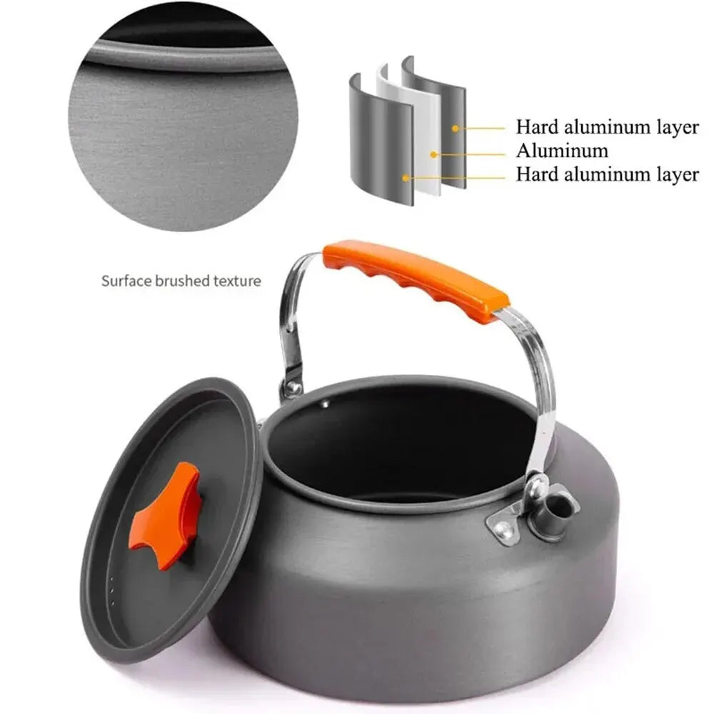 1.1L/37oz Aluminium Alloy Water Kettle Lightweight