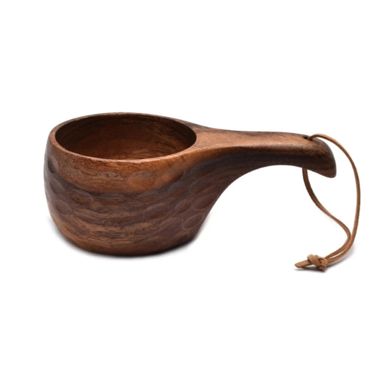 210ml/7oz Nordic Wood Cup Kuksa Camping Mug