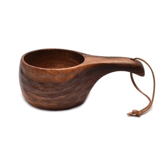 210ml/7oz Nordic Wood Cup Kuksa Camping Mug