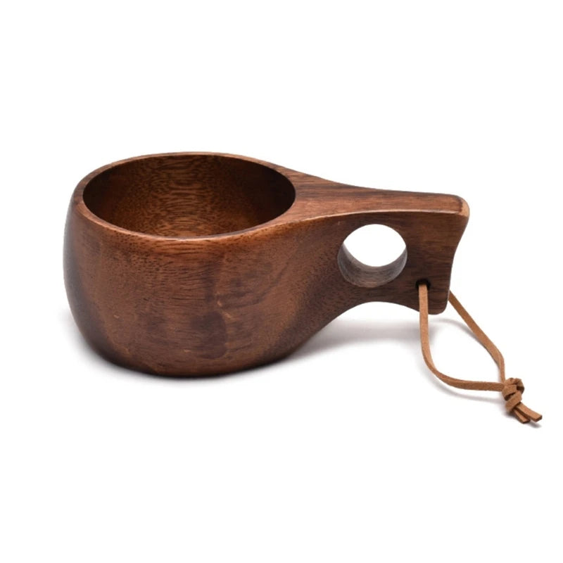 210ml/7oz Nordic Wood Cup Kuksa Camping Mug