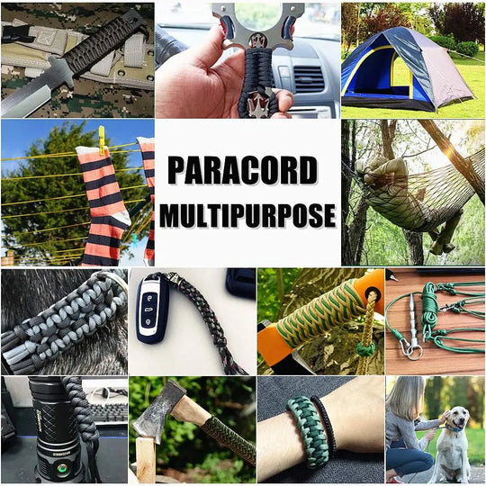 9-Core 650lb Paracord 5/15/31m 4mm Diameter.