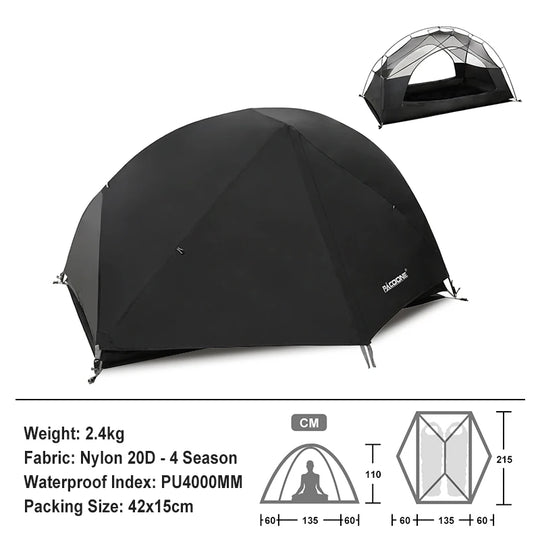 PACOONE Ultraligh Nylon Hiking Tent