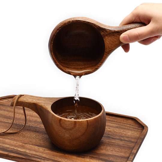 210ml/7oz Nordic Wood Cup Kuksa Camping Mug