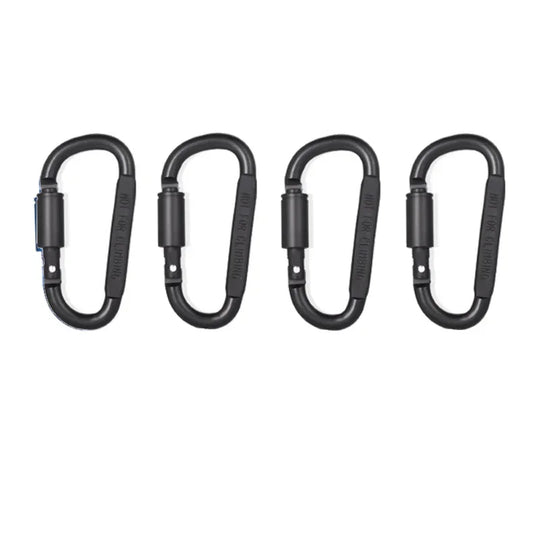 4 Or 6PCS Alloy Aluminum Carabiner Set For Camping