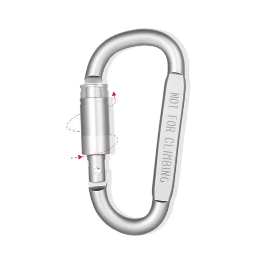4 Or 6PCS Alloy Aluminum Carabiner Set For Camping