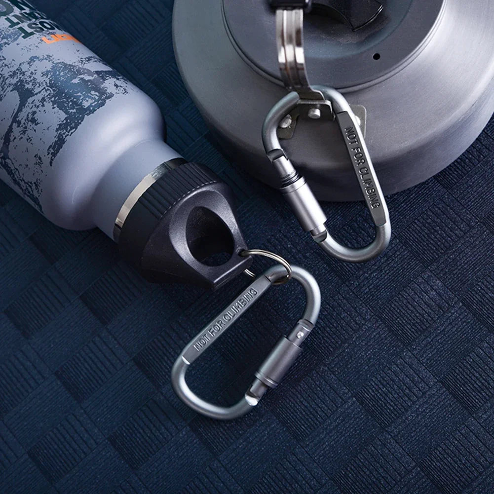 4 Or 6PCS Alloy Aluminum Carabiner Set For Camping