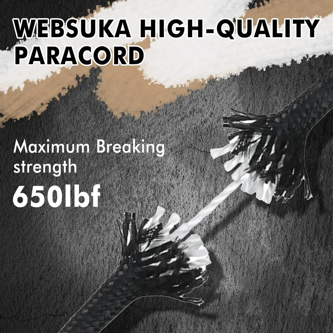 9-Core 650lb Paracord 5/15/31m 4mm Diameter.