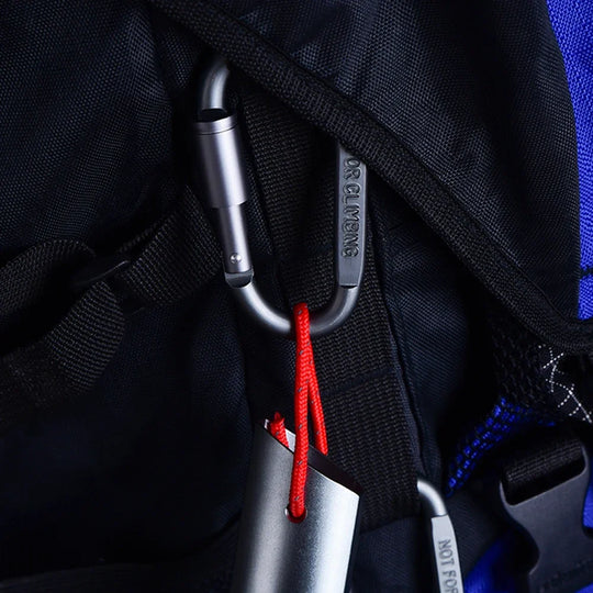 4 Or 6PCS Alloy Aluminum Carabiner Set For Camping