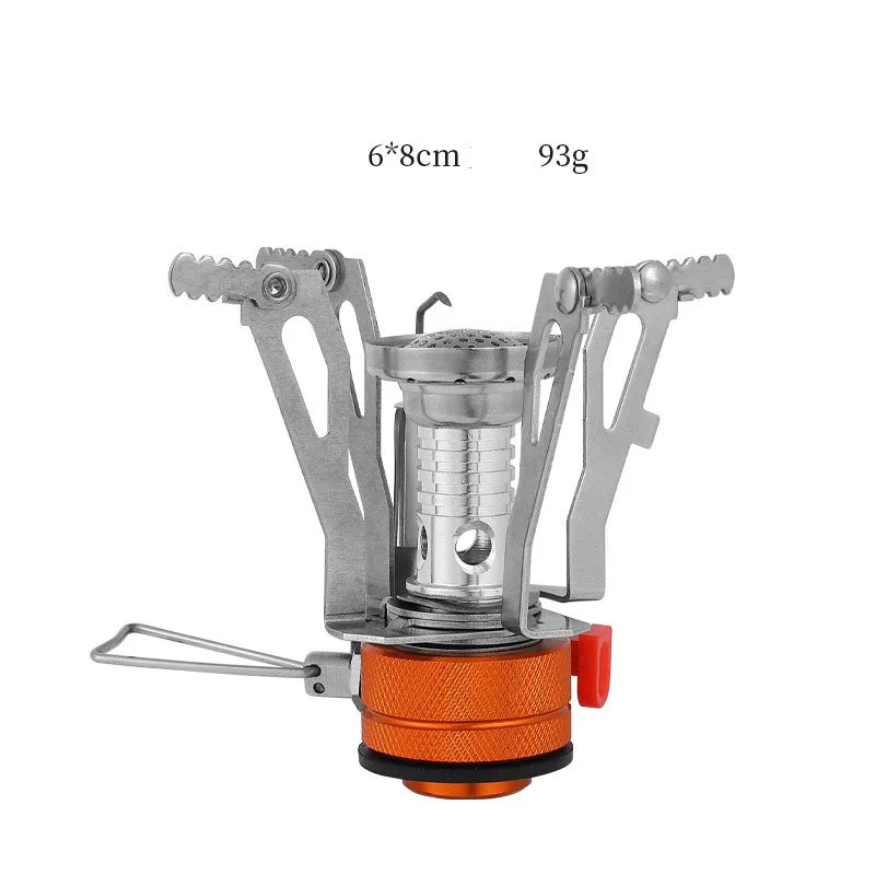Foldable Outdoor Gas Stove Ultra-light Alloy for Camping/Hiking